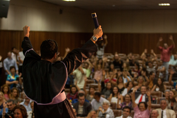 Evento de entrega de diplomas